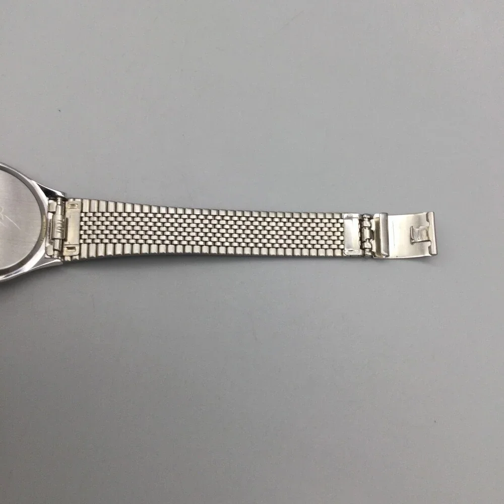 Ajawra Womens Watch 23mm White Dial Two Tone Bracelet Swiss New Battery